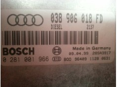 Recambio de centralita motor uce para audi a4 berlina (b5) 1.9 tdi referencia OEM IAM 038906018FD 0281001966 038906018FD 2