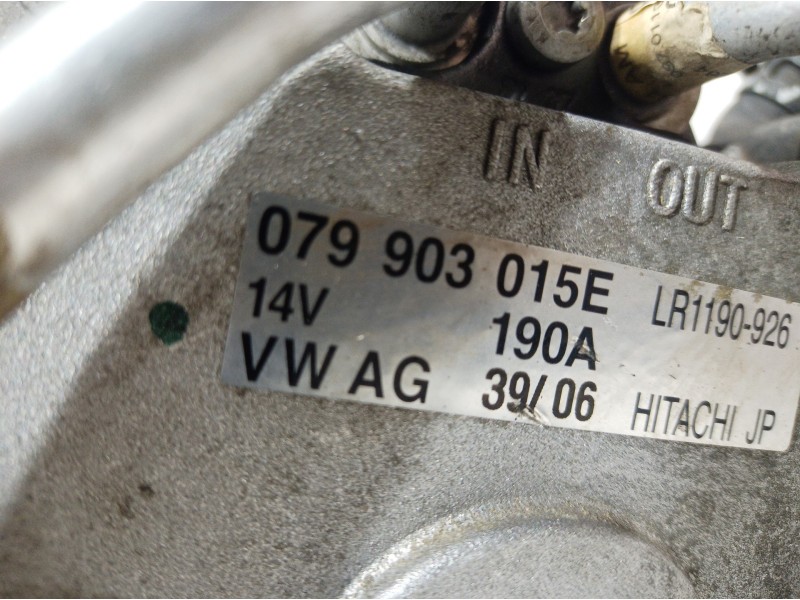 Recambio de alternador para audi a8 (4e2) 4.2 v8 32v fsi referencia OEM IAM 079903015E 079903015E 079903015