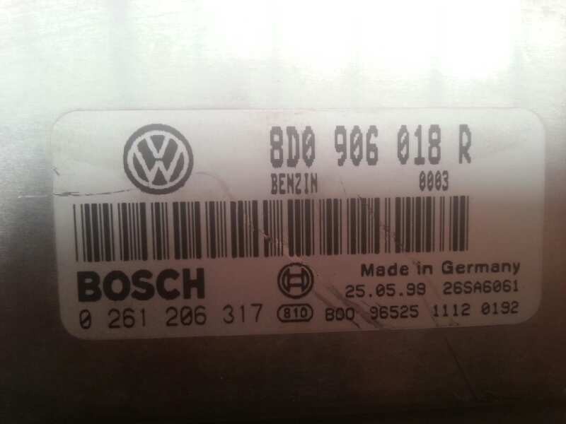 Recambio de centralita motor uce para volkswagen passat berlina (3b2) 1.8 referencia OEM IAM 8D0906018R 0261206317 8D0906018R