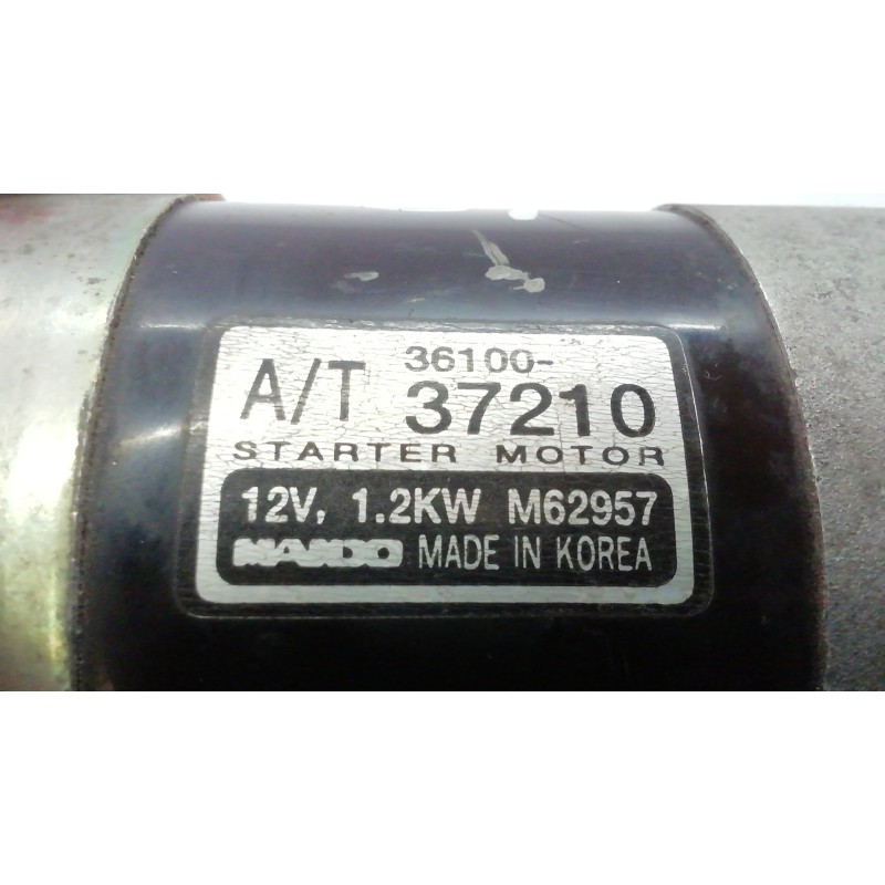 Recambio de motor arranque para hyundai coupe (gk) 2.7 v6 cat referencia OEM IAM 3610037210 3610037210 3610037210