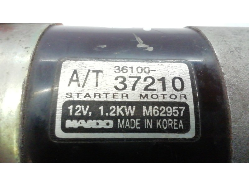 Recambio de motor arranque para hyundai coupe (gk) 2.7 v6 cat referencia OEM IAM 3610037210 3610037210 3610037210