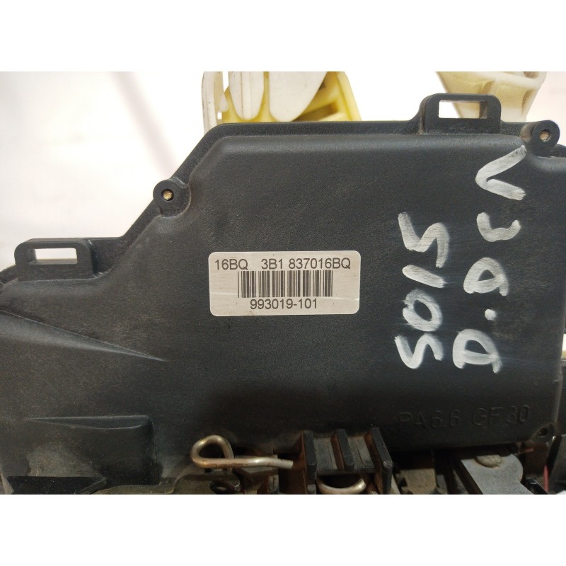 Recambio de cerradura puerta delantera derecha para seat ibiza (6l1) sport rider referencia OEM IAM 837016BQ 837016BQ 16BQ3B1
