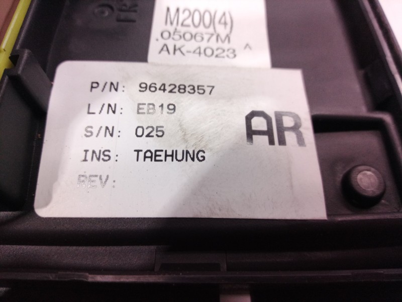 Recambio de caja reles / fusibles para chevrolet matiz 1.0 cat referencia OEM IAM 96428357 96428357 96428357