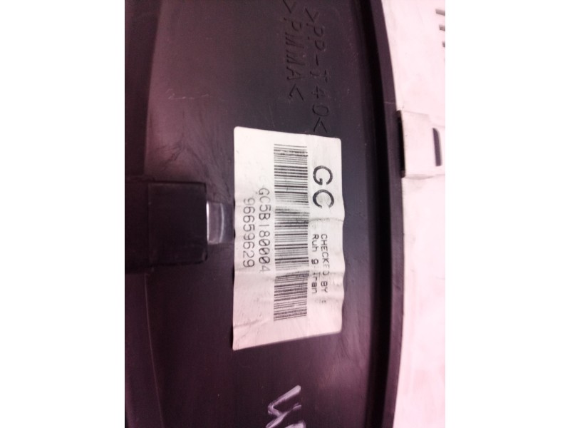 Recambio de cuadro instrumentos para chevrolet matiz 1.0 cat referencia OEM IAM 96659629 96659629 96659629