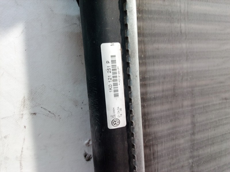 Recambio de radiador agua para volkswagen golf v berlina (1k1) highline referencia OEM IAM 1K0121251P 1K0121251P 1K0121251