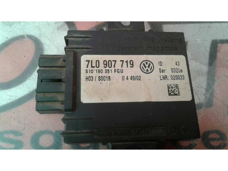 Recambio de modulo electronico para volkswagen phaeton (3d2/3d8) v6 4motion largo (4 asientos) referencia OEM IAM 7L0907719 5101