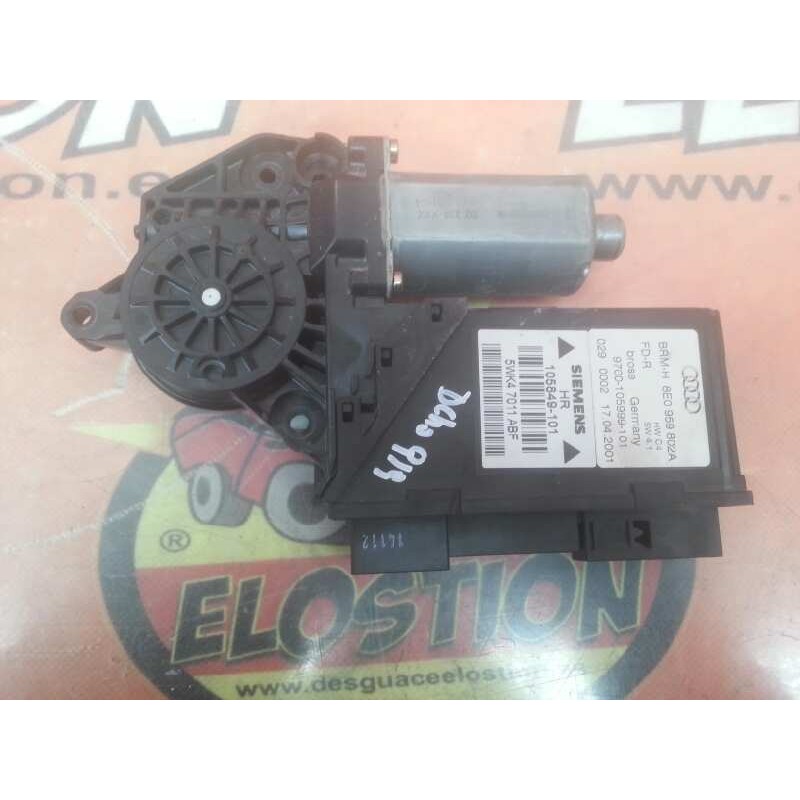 Recambio de motor elevalunas trasero derecho para audi a4 berlina (8e) 1.9 tdi referencia OEM IAM 0130821766 8E0959802A 10584910