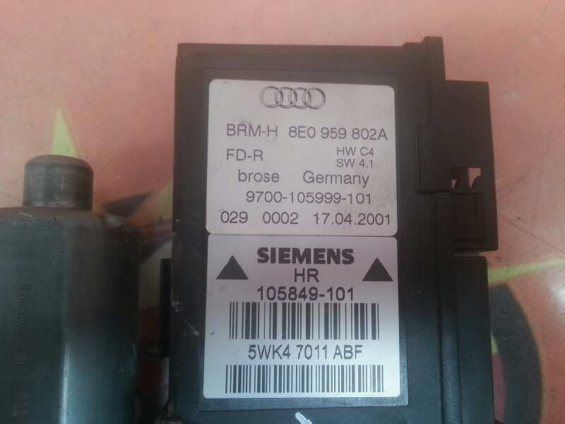 Recambio de motor elevalunas trasero derecho para audi a4 berlina (8e) 1.9 tdi referencia OEM IAM 0130821766 8E0959802A 10584910