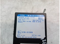 Recambio de centralita inmovilizador para toyota corolla (e12) 1.4 d-4d luna compact referencia OEM IAM 8978012140 8978012140 62 2