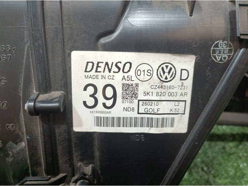 Recambio de motor calefaccion para volkswagen golf vi (5k1) advance referencia OEM IAM 5K1820003AR 5K1820003AR 116455066
