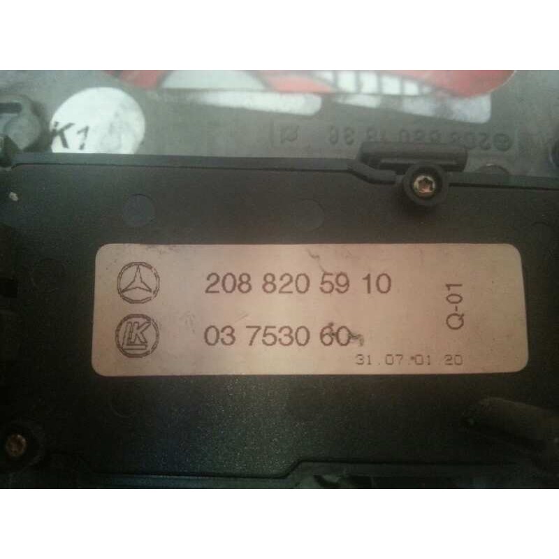 Recambio de mando elevalunas delantero izquierdo para mercedes-benz clase clk (w208) coupe referencia OEM IAM 2088205910 0375306