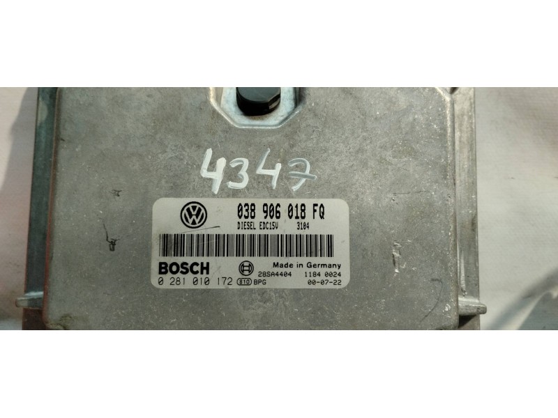 Recambio de centralita motor uce para volkswagen passat variant (3b5) comfortline referencia OEM IAM 038906018FQ 038906018FQ 028