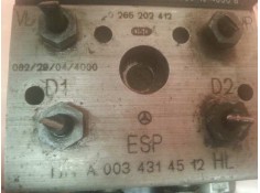Recambio de abs para mercedes-benz clase a (w168) 1.6 cat referencia OEM IAM 0265202412 A0034314512 0265202412 2