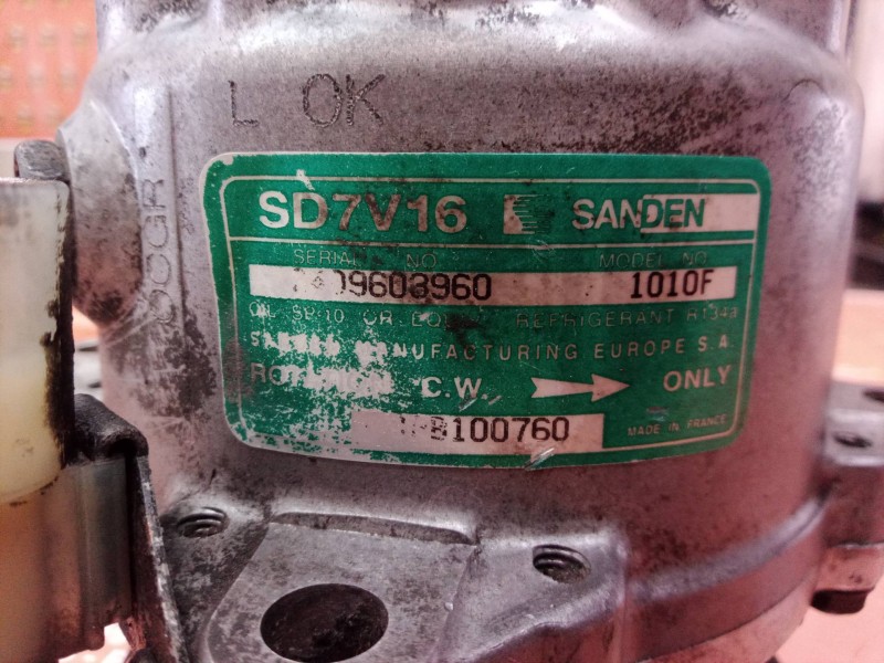 Recambio de compresor aire acondicionado para mg serie 200 (rf) referencia OEM IAM 1010F 1010F 1010F