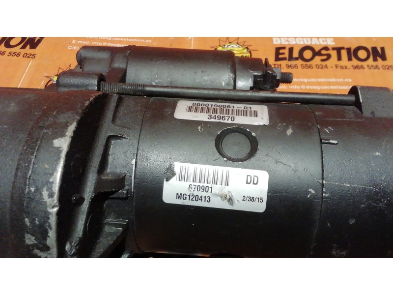 Recambio de motor arranque para hyundai h 1 referencia OEM IAM MG120413 670901 349670 Recambio de motor arranque para hyundai h 1 referencia OEM IAM MG120413 670901 349670