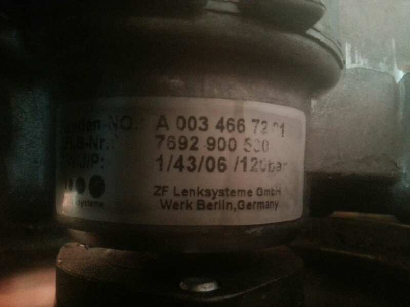 Recambio de bomba direccion para mercedes-benz vito caja cerrada 6.03 referencia OEM IAM A0034667201 A0034667201 7692900530