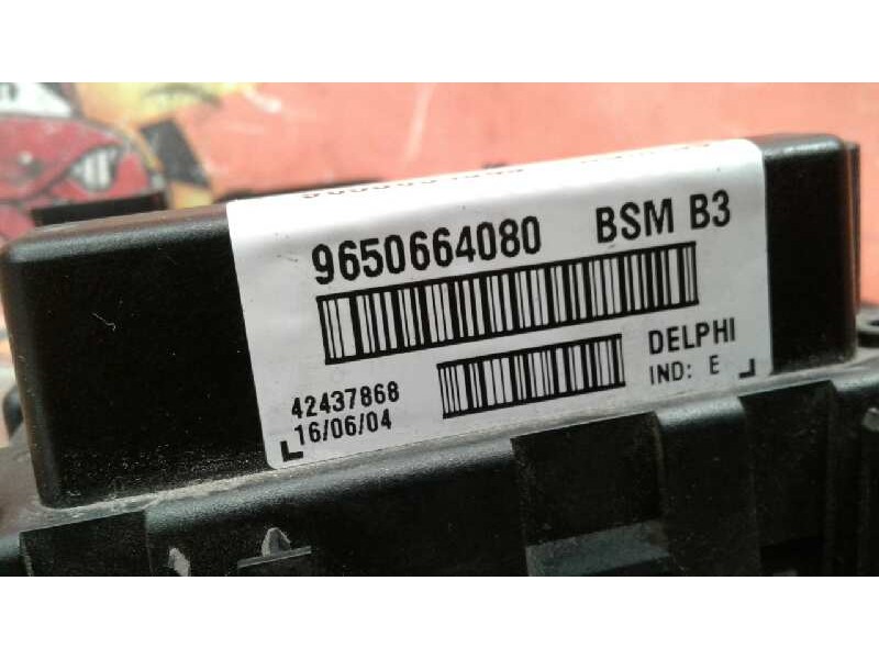 Recambio de caja reles / fusibles para peugeot 307 break / sw (s1) sw clim plus referencia OEM IAM 9650664080  