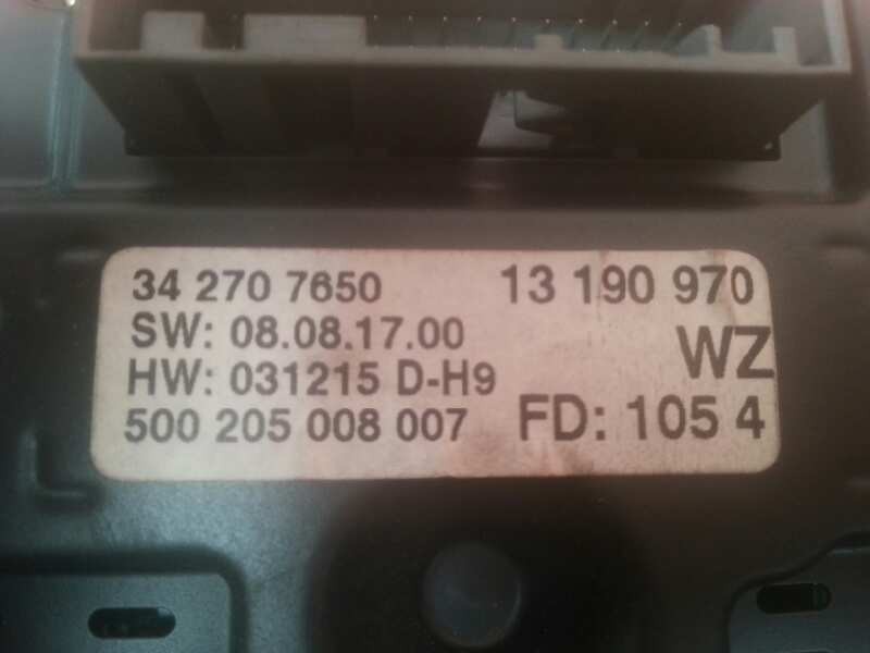 Recambio de pantalla multifuncion para opel vectra c berlina 1.9 16v cdti cat (z 19 dth / lrd) referencia OEM IAM 342707650 0312