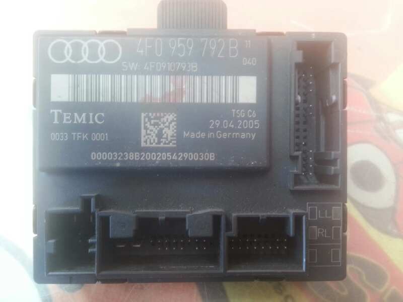 Recambio de centralita cierre para audi a6 berlina (4f2) referencia OEM IAM 4F0959792B 0033TFK0001 4F0959792B