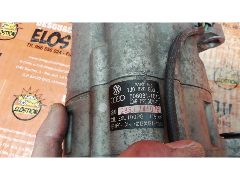 Recambio de compresor aire acondicionado para audi a3 (8l) referencia OEM IAM 1J0820803J 5060311010 