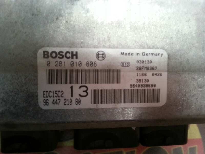 Recambio de centralita motor uce para citroën c5 berlina 2.0 hdi exclusive automático referencia OEM IAM 0281010808 9644721080 0