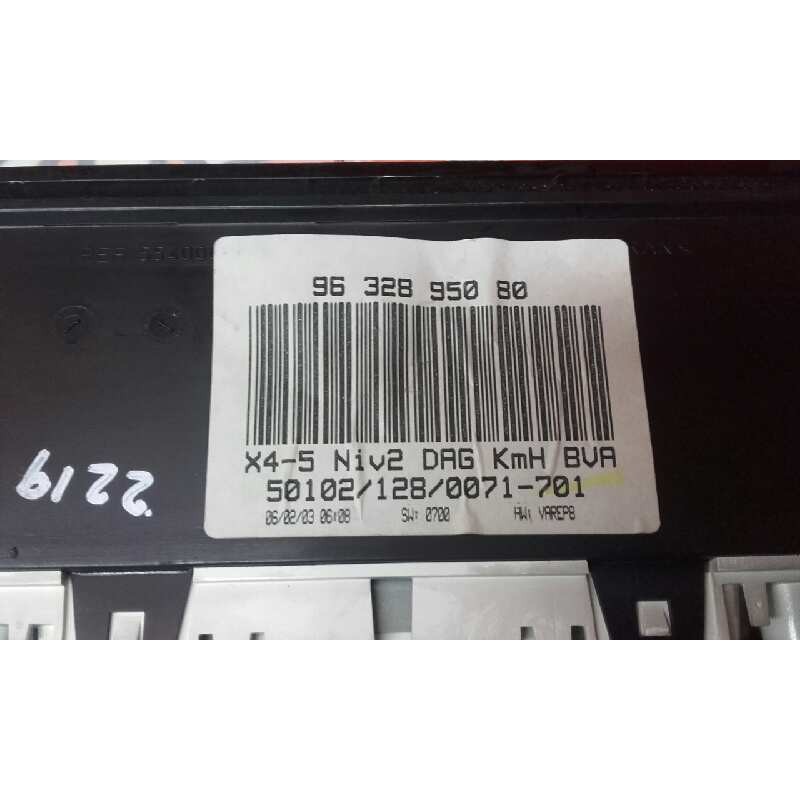 Recambio de cuadro instrumentos para citroën c5 berlina 2.0 hdi exclusive automático referencia OEM IAM 9632895080 2010212800717