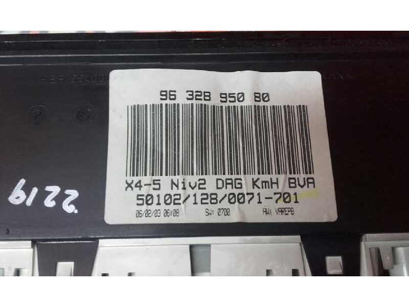 Recambio de cuadro instrumentos para citroën c5 berlina 2.0 hdi exclusive automático referencia OEM IAM 9632895080 2010212800717