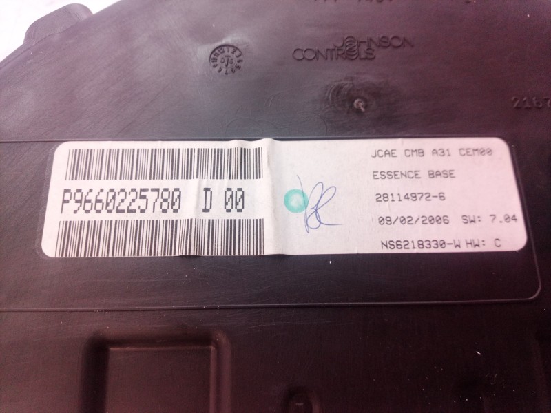 Recambio de cuadro instrumentos para citroën c2 audace referencia OEM IAM P9660225780 P9660225780 P9660225780