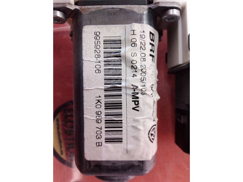 Recambio de motor elevalunas trasero izquierdo para volkswagen touran (1t1) trendline referencia OEM IAM 1K0959703B 1K0959703B 1