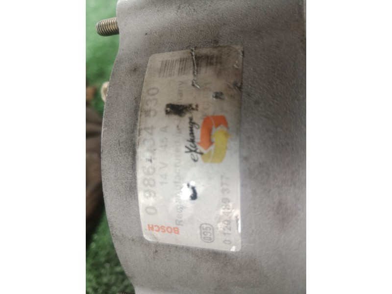 Recambio de alternador para volkswagen t4 transporter/furgoneta (mod. 1991) referencia OEM IAM 0986034530 0120489377 1197311028
