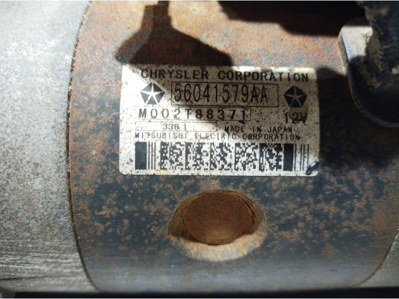 Recambio de motor arranque para jeep cherokee (kj) 2.5 crd básico referencia OEM IAM 56041579AA 56041579AA 56041579