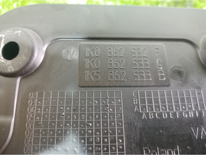 Recambio de posa vasos para volkswagen golf vi (5k1) advance referencia OEM IAM 1K0862532A 1K0862532A 1K0862533B