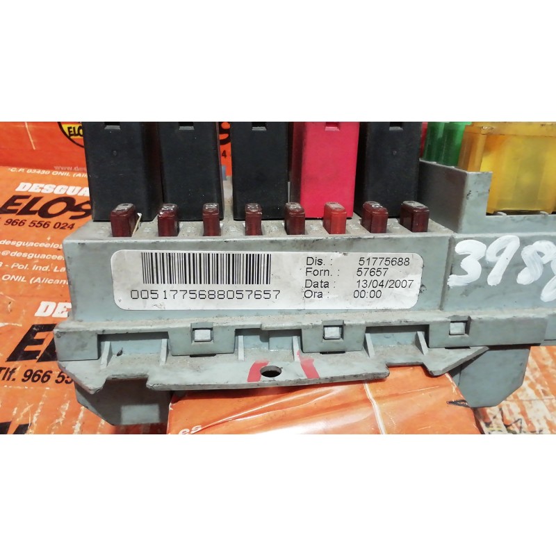 Recambio de caja reles / fusibles para fiat bravo (198) 1.9 active multijet referencia OEM IAM 51775688 57657 51775688
