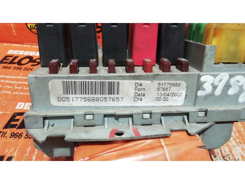 Recambio de caja reles / fusibles para fiat bravo (198) 1.9 active multijet referencia OEM IAM 51775688 57657 51775688