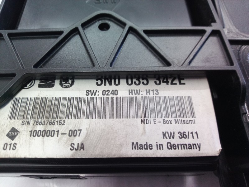 Recambio de modulo electronico para volkswagen golf vi (5k1) rabbit referencia OEM IAM 5N0035342E 5N0035342 5N0035342