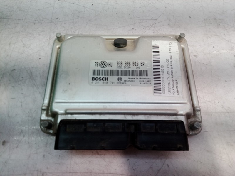 Recambio de centralita motor uce para volkswagen passat berlina (3b3) 1.9 tdi referencia OEM IAM 038906019EP 0281010701 03890601