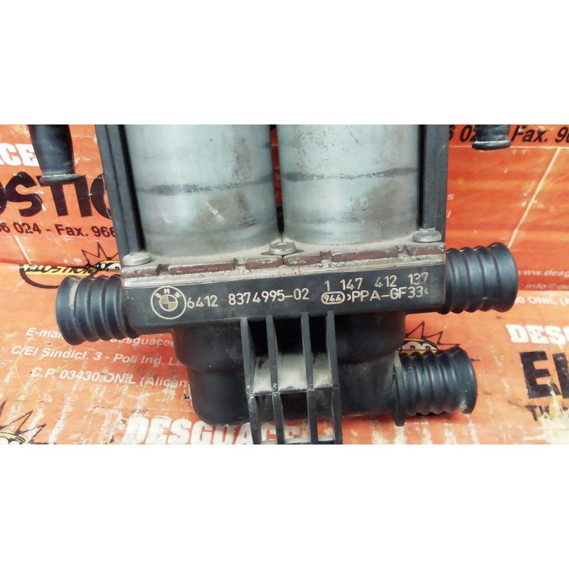 Recambio de valvula intercambio de calefaccion para bmw serie 5 berlina (e39) 520i referencia OEM IAM 6412837499502 641283749950