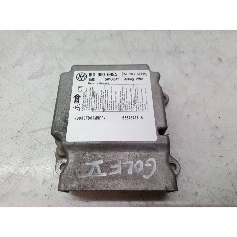 Recambio de centralita airbag para volkswagen golf v berlina (1k1) gt sport referencia OEM IAM 1K0909605A 1K0909605A 5WK43411
