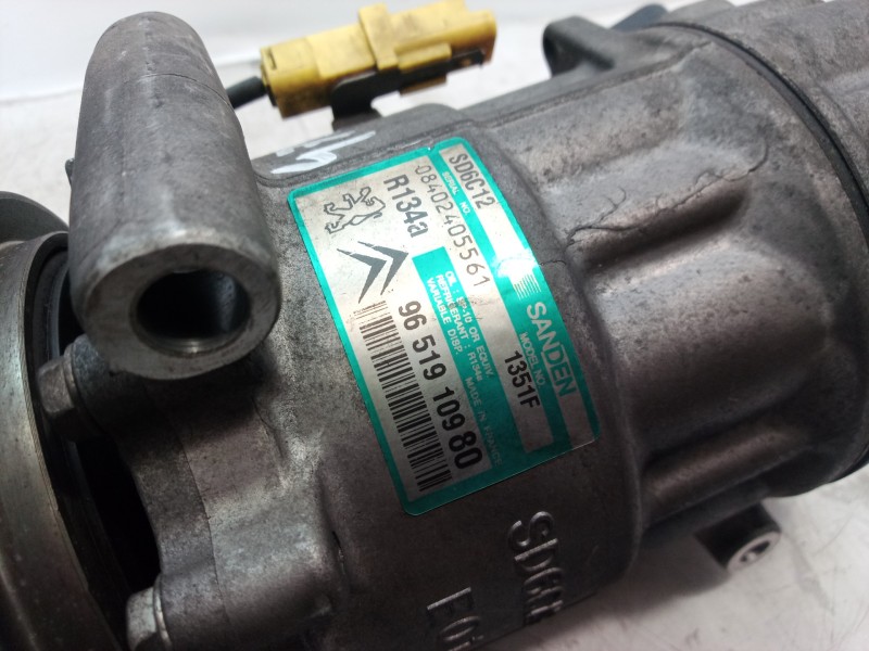 Recambio de compresor aire acondicionado para peugeot 307 cc (s2) básico referencia OEM IAM 9651910980 9651910980 9651910980