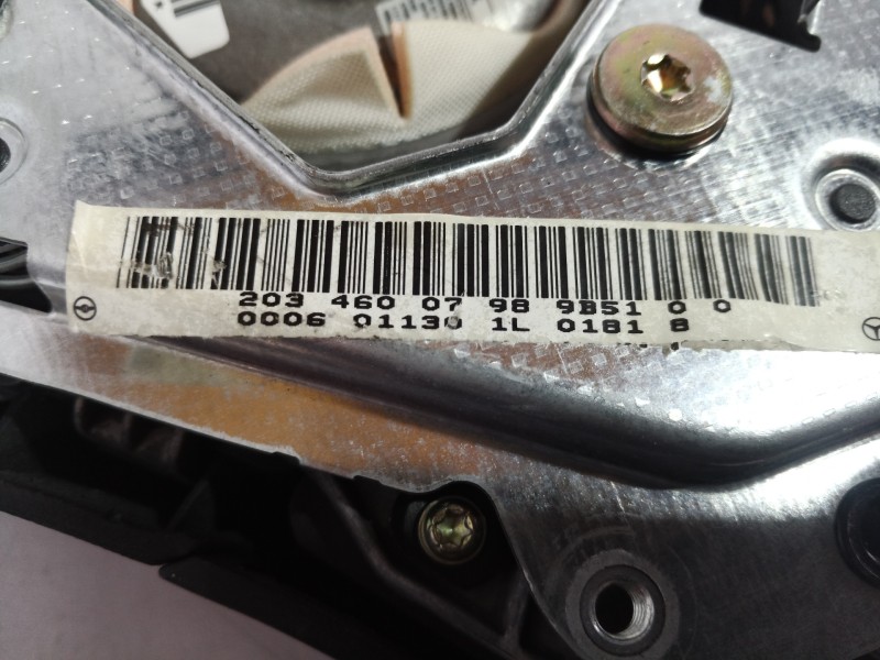 Recambio de airbag volante para mercedes-benz clase c (w203) sportcoupe c 200 compressor (203.745) referencia OEM IAM 2034600798