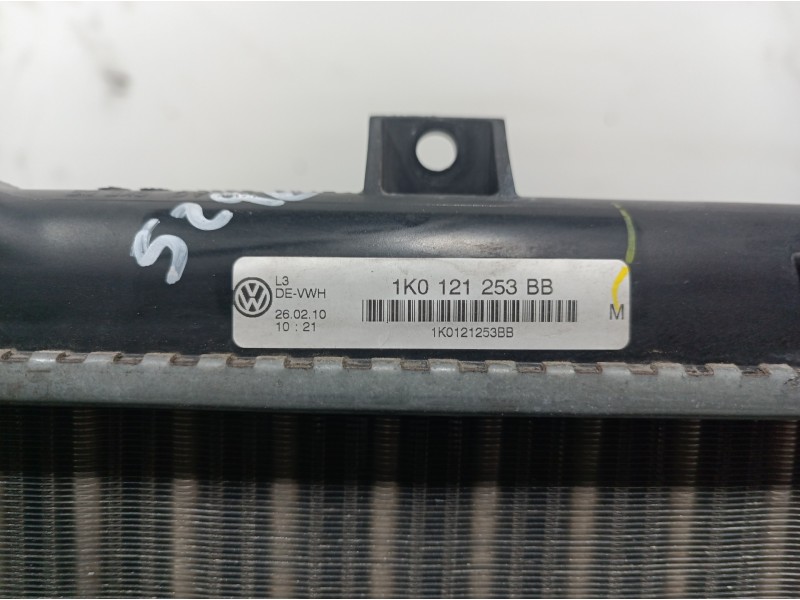 Recambio de radiador agua para volkswagen golf vi (5k1) advance referencia OEM IAM 1K0121253BB 1K0121253BB 1K0121253