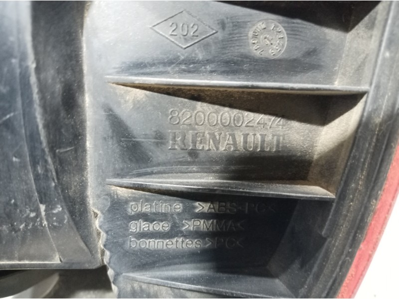 Recambio de piloto trasero derecho para renault laguna ii (bg0) authentique referencia OEM IAM 8200002474 8200002474 8200002474