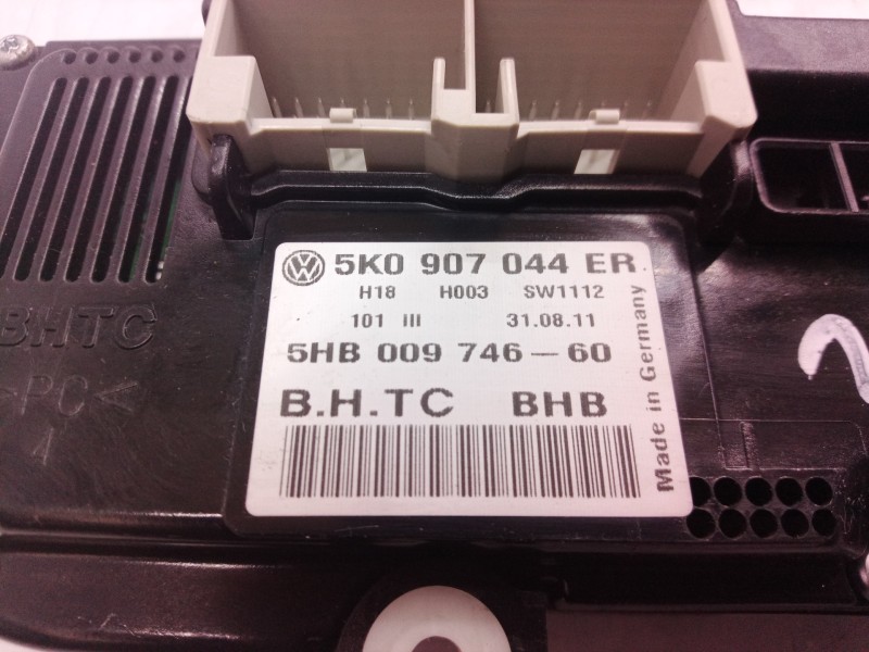 Recambio de mando climatizador para volkswagen golf vi (5k1) rabbit referencia OEM IAM 5K0907044 5K0907044 5K0907044