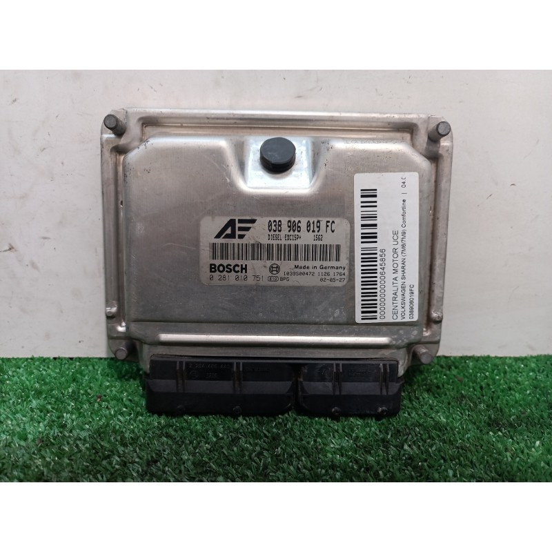Recambio de centralita motor uce para volkswagen sharan (7m6/7m9) comfortline referencia OEM IAM 038906019FC 038906019FC 1039S00