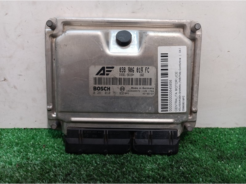 Recambio de centralita motor uce para volkswagen sharan (7m6/7m9) comfortline referencia OEM IAM 038906019FC 038906019FC 1039S00 Recambio de centralita motor uce para volkswagen sharan (7m6/7m9) comfortline referencia OEM IAM 038906019FC 038906019FC 1039S00