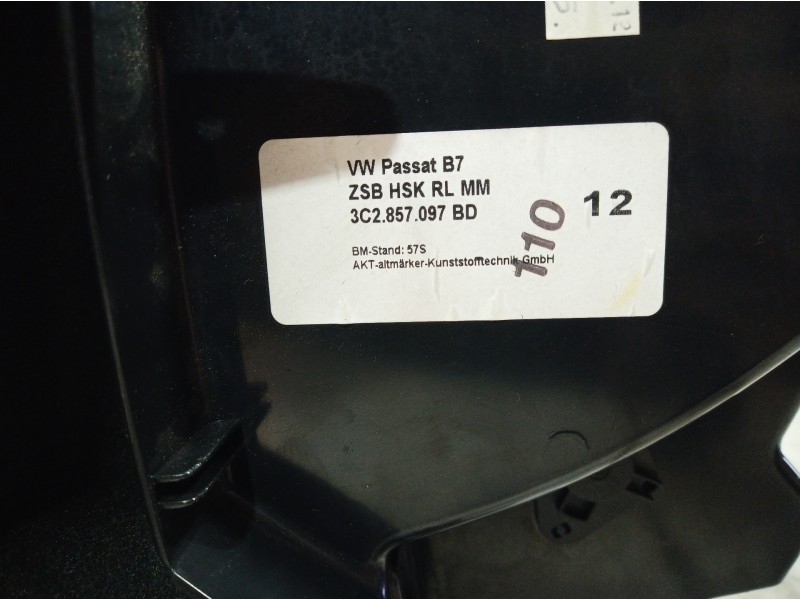Recambio de guantera para volkswagen passat lim. (362) exclusive bluemotion referencia OEM IAM 3C2857097BD 3C2857097BD 3C2857097