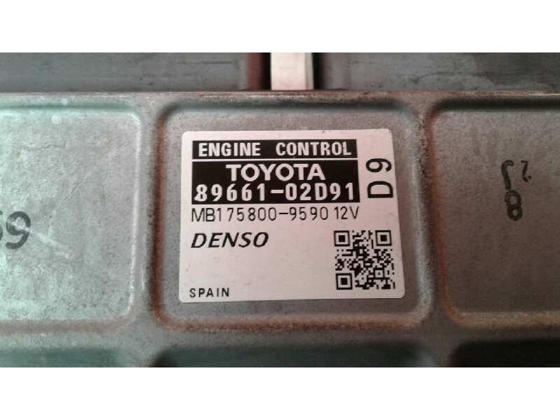 Recambio de centralita motor uce para toyota auris sol referencia OEM IAM 8966102D91  