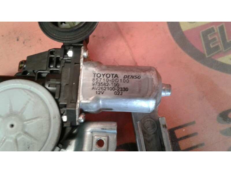 Recambio de elevalunas delantero derecho para toyota auris sol referencia OEM IAM 857100D100 973582100 