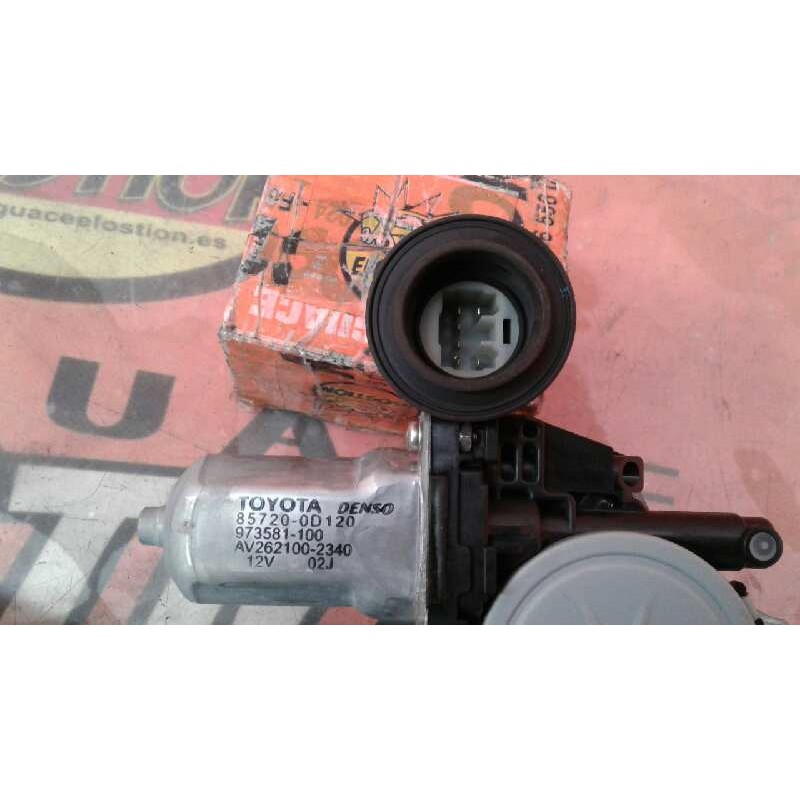 Recambio de elevalunas trasero derecho para toyota auris sol referencia OEM IAM 857200D120  