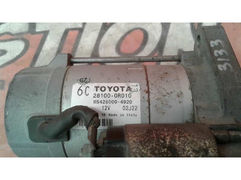 Recambio de motor arranque para toyota auris sol referencia OEM IAM 281000R010  